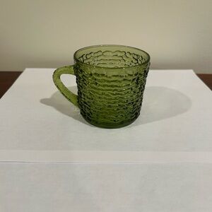 Anchor Hocking Soreno Avocado Green Glass Mug